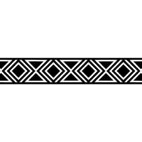 Geometric Diamond Border, Minimalist - Linear vector