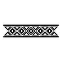 Geometric Tribal Border, Minimalist, Style vector