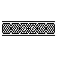 Geometric Border, Art Deco Pattern, Minimalist, Diamonds vector