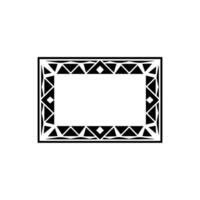 Geometric Deco Frame, Minimalist , Elegant Border, Art deco vector