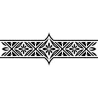 Geometric Border, Intricate Ornament, Vintage vector