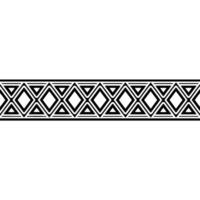 Geometric Deco Border, Minimalist - Background vector