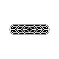 Geometric Celtic Ornament, Minimalist - Pattern vector