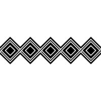 Geometric Deco Border, Minimalist Pattern, Elegant, Diamonds vector