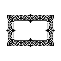 Intricate Celtic Frame, Vintage , Decorative Border - Ornamental vector