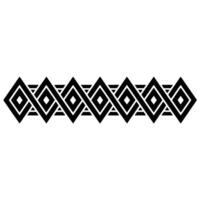 Geometric Diamond Border, Minimalist, Illustration vector
