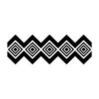 Geometric Zigzag Border, Diamond Pattern, Minimalist vector