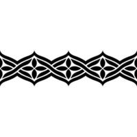 Intricate Celtic Border, Stylized Wreath vector