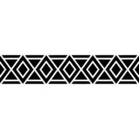 Geometric Deco Border, Minimalist Pattern, Wallpaper vector
