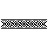 Geometric Border, Black White, Modern Pattern, Minimalist vector