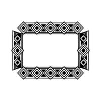 Geometric Deco Frame, Minimalist , Elegant Border, Diamond vector