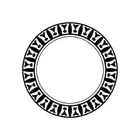 Circular Celtic Knot, Minimalist , Ancient Symbolism vector