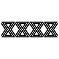 Geometric Deco Border, Minimalist Pattern, Style vector