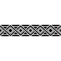 Geometric Deco Border, Minimalist Pattern, Elegant - Art vector