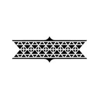 Geometric Tribal Border, Minimalist - Emblem vector