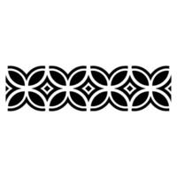 Geometric Border, Stylized Pattern, Minimalist, Circular vector