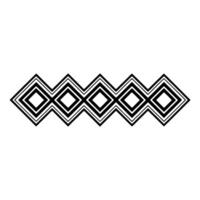 Geometric Diamond Border, Minimalist , Modern Pattern, Linear vector