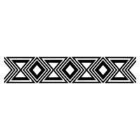 Geometric Deco Border, Minimalist Pattern - Repetition vector