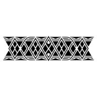 Geometric Deco Border, Minimalist Pattern - Template vector