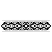 Geometric Deco Border, Minimalist. vector