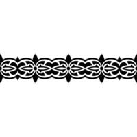 Intricate Black Border, Classical Ornamentation, Elegant, Ornament vector