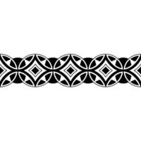 Geometric Tribal Border, Elegant Pattern vector