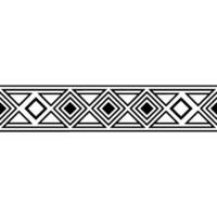 Geometric Deco Border, Minimalist Pattern, Stationery vector