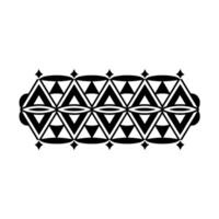 Geometric Tribal Pattern, Minimalist - Hexagon vector