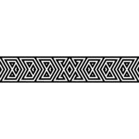 Geometric Border, Minimalist Pattern, Black White, Abstract vector