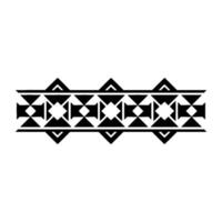 Geometric Tribal Border, Minimalist - Flat vector