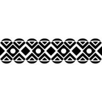 Geometric Tribal Border, Minimalist - Shape vector