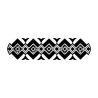 Geometric Tribal Border, Minimalist, alternate version 48 vector