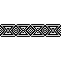 Geometric Border, Black White, Modern Pattern, Minimalist, Abstract vector