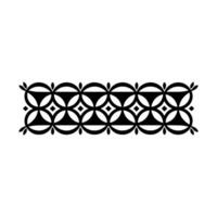 Intricate Black Border, Decorative Pattern, Vintage - Ornament vector