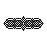 Geometric Diamond Border, Minimalist , Modern Pattern - Linear vector