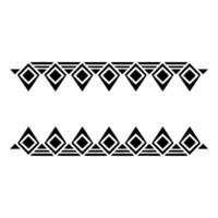 Geometric Deco Border, Modern Abstract, Diamonds vector