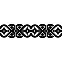 Intricate Celtic Border, Vintage Ornamentation, Geometric vector
