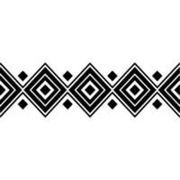 Geometric Border, Minimalist Pattern, Black White, Stylized, Decorative, Textile, Element, Abstract, Modern, Clean, Simple, Repeating, Linear, Contour, , Background, Borderline, Art, V vector