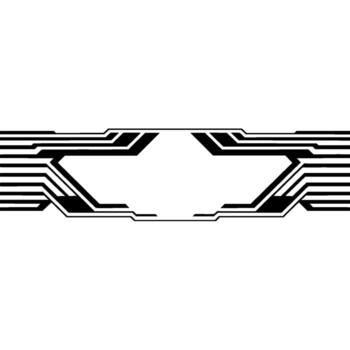 geométrico circuito borde, moderno tecnología, circuitería vector