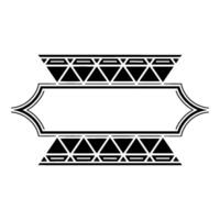 Geometric Deco Border, Minimalist , Elegant Frame vector