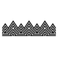 Geometric Deco Border, Stylized Pattern vector