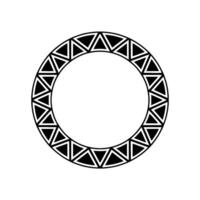 Geometric Circle Pattern, Minimalist , Modern Emblem vector