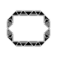 Geometric Deco Frame, Minimalist , Blank Canvas, Geometry vector