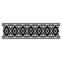 Geometric Border, Art Deco Pattern, Black and White, Artdeco vector