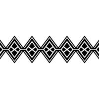 Geometric Border, Art Deco Pattern, Minimalist - Monochrome vector