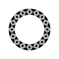 Geometric Circle Border, Minimalist , Abstract Pattern vector