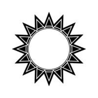 Geometric Sunburst, Minimalist , Circular Motif, Sun vector
