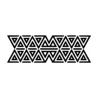 Geometric Wave Pattern, Minimalist, Triangles vector