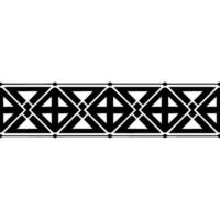 Geometric Border, Art Deco Pattern, Minimalist - Repeating vector