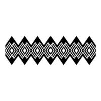 Geometric Zigzag Border, Minimalist - Pattern vector